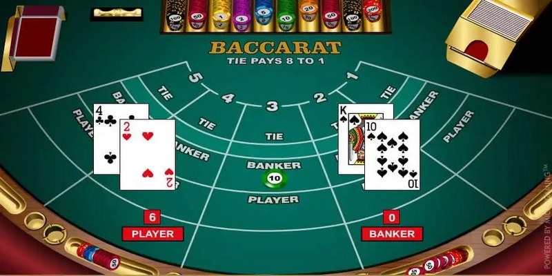 Quy luật với quy cách tính điểm Baccarat