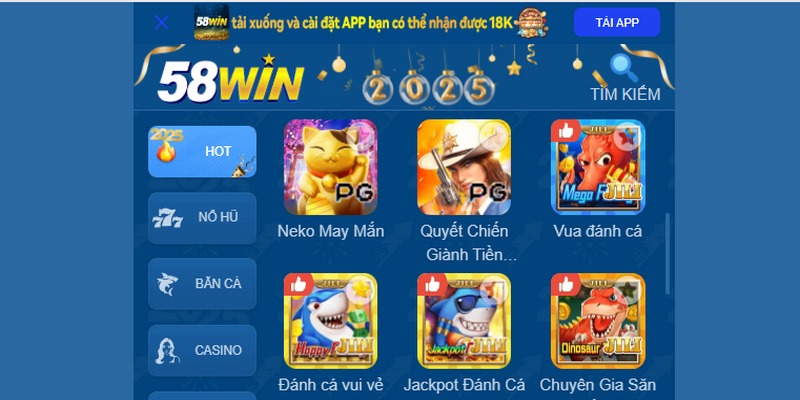 Người chơi cần tải phiên bản ứng dụng 58WIN mới nhất