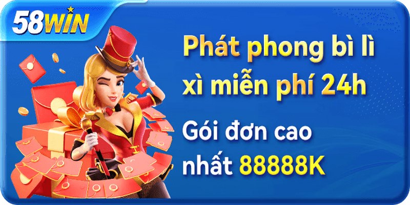 Thời gian diễn ra chương trình thưởng VIP độc quyền 58WIN từ hôm nay